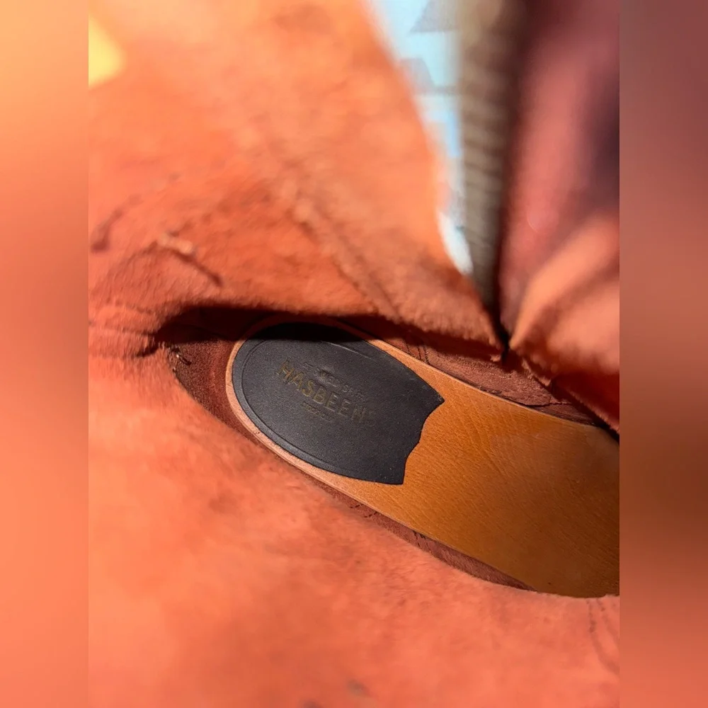 Swedish Hasbeens Tan Leather Booties - Picture 13 of 15